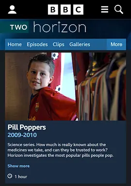 地平线系列：药物依赖 Horizon: Pill Poppers海报