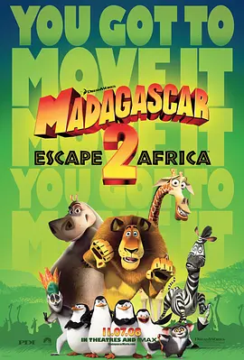 马达加斯加2：逃往非洲 Madagascar: Escape 2 Africa海报
