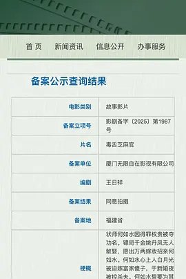 毒舌芝麻官海报