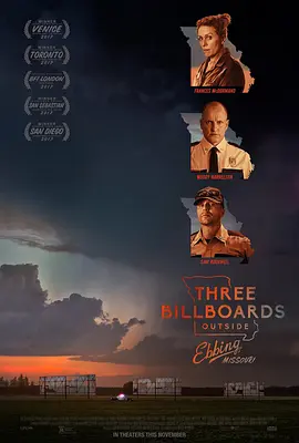 三块广告牌 Three Billboards Outside Ebbing, Missouri海报